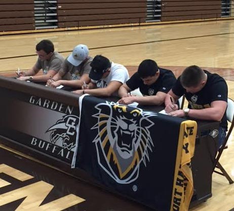 Broncbusters ink three Buffaloes on national signing day