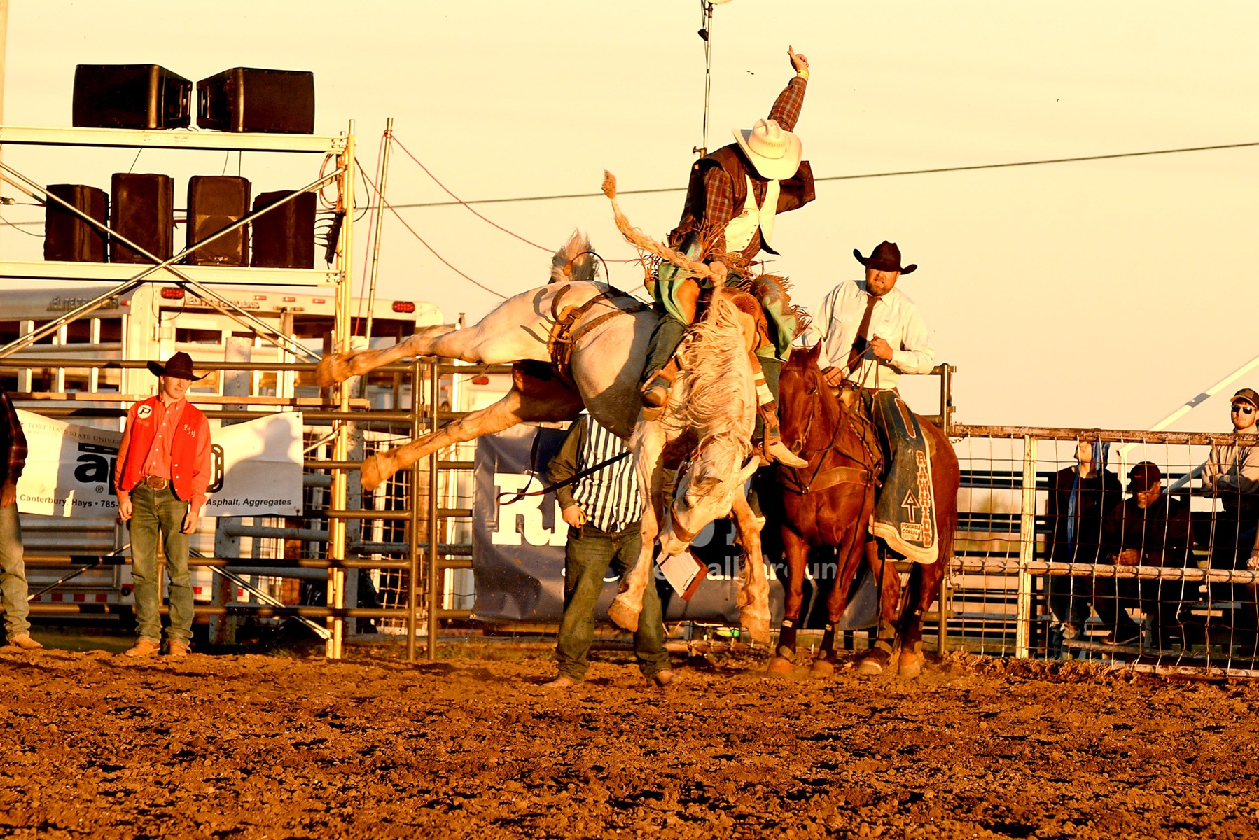 Broncbuster men take fifth at Fort Hays State Rodeo