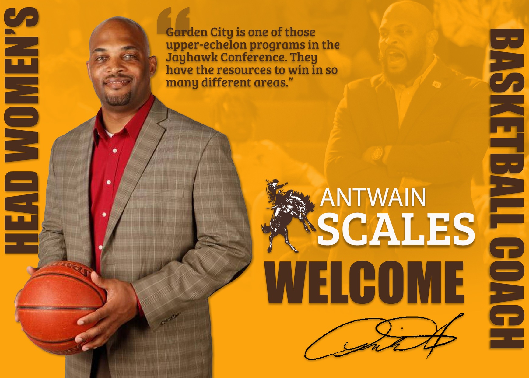 Antwain Scales named new women's basketball coach