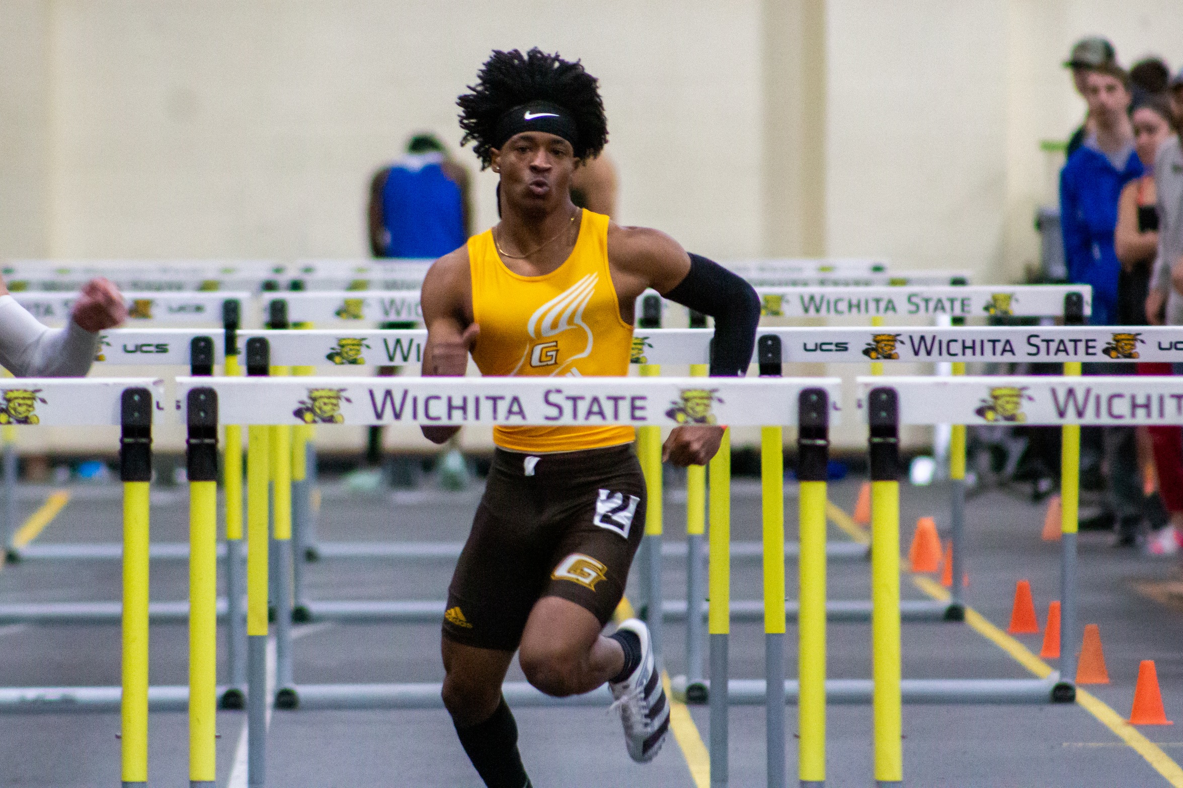 Track and field competes in Wichita and Nebraska