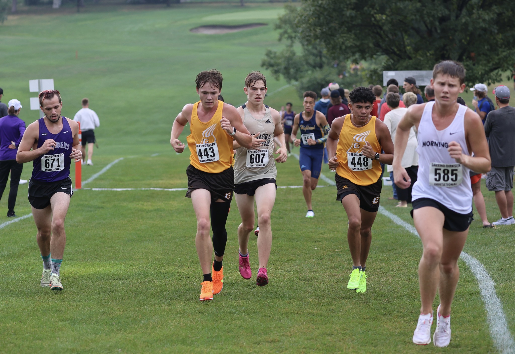 Garden City cross country competes in stack field