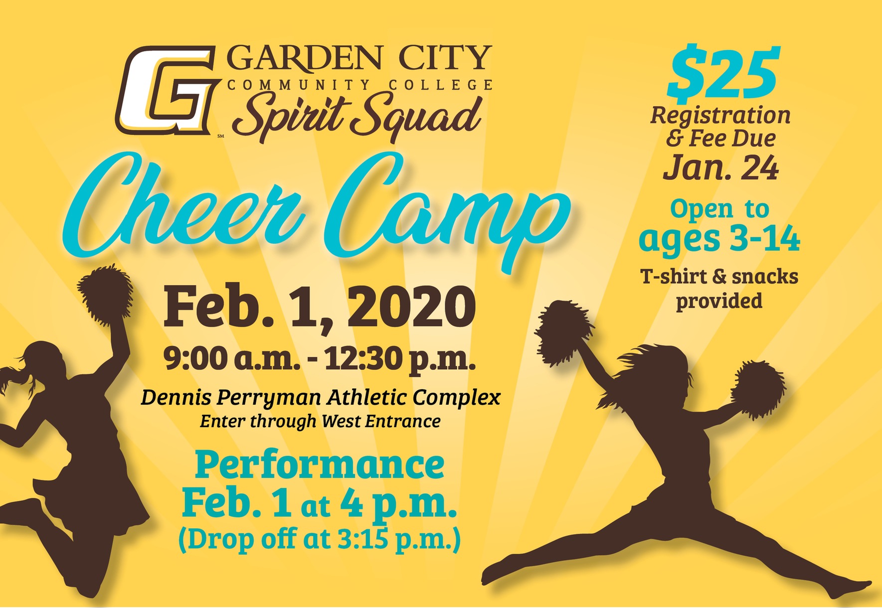 Spirit Squad hosting a clinic in February
